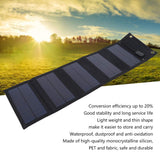 1 x RAW Customer Returns Foldable solar panel package, 20W waterproof foldable solar panel solar charger USB output for mountaineering - RRP €36.49