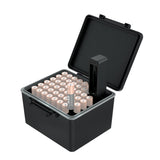 1 x RAW Customer Returns JJC 44 Slots AAA Battery Organizer Case with Battery Tester, Water Resistant Battery Organizer Box with Detachable Battery Tester - RRP €23.3