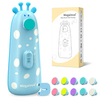 3 x RAW Customer Returns Baby Electric Nail File, Megainvo Baby Nail File Electric Manicure Set Nail Care Set Baby Nail Scissors Electric Nail Trimmer Baby Initial Equipment Gift for Newborn Girls Boys - RRP €56.43