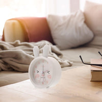 2 x Brand New FOMIYES Travel Accessories Cat Alarm Clock Silicone Cute Table Clock Children Digital Desktop Quiet Clocks Night Lamp For Home Office School Room No Battery White Alarm Clock For Kids - RRP €44.38