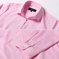 7 x Brand New INFLATION women s shirt with buttons blouse long-sleeved shirt figure-hugging shirt blouse business top work shirts pink 42 14 - RRP €173.88