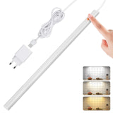 1 x RAW Customer Returns SOAIY Led dimmable under cabinet light 7W 650LM 40CM touch light strip AUTO ON with memory function 3 light colors cold white warm white neutral white kitchen lamp cabinet light 2m supply cable including  - RRP €18.1