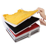 1 x RAW Customer Returns KOARBI Organizer for T-shirts, Clothes, Closet. Resistant and Recyclable. Anti-humidity and anti-wrinkle. Organize shirts, drawers, shelves, closets. Pack of 10 - RRP €29.95