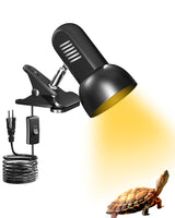 1 x RAW Customer Returns DoRight Reptile Lamp Holder Turtle Heat Lamp E27 200W Turtle Lights with Clip Heating Lamp Socket Heat Spot Lamp 230V for Amphibians Animals, Turtles, Lizards No Light Bulb  - RRP €18.54