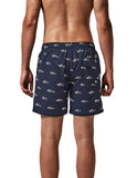 2 x Brand New MaaMgic Swim Trunks for Men Boys Swim Shorts for Men Quick-drying Surfing Beach Pants Surf Shorts with Mesh Lining REUSABLE, Navy Blue Herringbone, XS - RRP €39.34