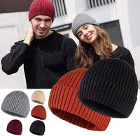 11 x Brand New WEKNOWU Unisex Retro Soft Stretchy Knit Beanie Hat for Men and Women, Gray, One Size - RRP €250.8