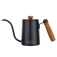 1 x RAW Customer Returns MERMOO YILAN Coffee Pot 600ml Gooseneck Coffee Kettle Drip Coffee Pot Pour Over Coffee Maker Tea Kettle Gooseneck Spout for 1 2 Cups of Hand Brewing Black  - RRP €31.99