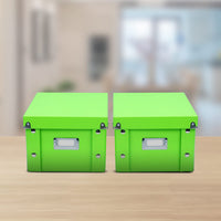 3 x Brand New Snap-N-Store Photo Box Storage Box File Storage Box A5 Size Green Pack of 2 - RRP €65.31