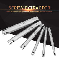 1 x RAW Customer Returns High Speed Steel Broken Tap Extractor Bolt Extractor Broken Screw Extractor ABC 3 Sets Optional - RRP €15.62