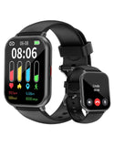 1 x RAW Customer Returns Cloudpoem Smartwatch, 1.85 inch HD touch screen fitness watch with phone function, SpO2 monitor sleep monitor pedometer watch 100 training modes sports watch for women men Android iOS mobile phone - RRP €29.66