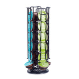 1 x RAW Customer Returns SYSYLY capsule holder compatible with Dolce Gusto capsules, rotating capsule stand for storing 24 coffee capsules, capsule dispenser capsule stand coffee capsule holder, black. - RRP €24.99