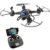 1 x RAW Customer Returns Holy Stone F181G drone with HD camera and 5.8 GHz LCD screen, RC quadcopter with FPV WiFi live transmission, altitude hold, one key start, headless mode, 3D rolling small photo drone for children beginners - RRP €100.84