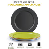 1 x RAW Customer Returns Greentainer Plates 6 pcs Robust camping plates made of healthy PP, 25.4 cm large salad plates, dessert plates, party plates for adults and children Microwave and dishwasher safe, BPA free - RRP €26.99