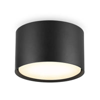 1 x RAW Customer Returns BOYIR LED surface-mounted ceiling spotlight flat LED GX53 6W 230V ceiling light black neutral white 4000K surface-mounted spot round surface-mounted ceiling lamp made of aluminum ceiling spots 84x50mm - RRP €18.99