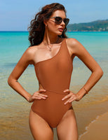 2 x Brand New UMIPUBO Women s Swimsuit One Piece Swimsuit Bikini Set Push up Padded Bra Monokini Bathing Suit Swimwear Bikini for Women Brown, XXL  - RRP €43.2