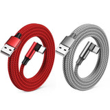 1 x RAW Customer Returns USB C Cable Type C Charging Cable USB C 2Pack 3M Fast Charging Cable USB C Type C Charging Cable Fast Charging USB Cable Type C Nylon Braided for Samsung Galaxy S22 S21 S20 S10 Note 20 10 Huawei P30 P20 - RRP €11.54