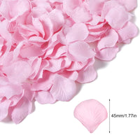 10 x Brand New 2000 pieces rose petals, pink artificial rose petals, rose petals pink, wedding rose petals artificial flowers, rose petals for wedding, Valentine s Day, birthday, romantic, atmosphere pink  - RRP €83.5