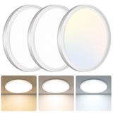 1 x RAW Customer Returns libtit LED ceiling light 15W, 18CM flat ceiling lamp round, 1500Lm bright warm white 3000K neutral white 4000K cold white 6500K, small modern bathroom lamp for ceiling, hallway, kitchen, bathroom - RRP €29.99