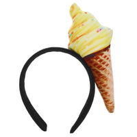 1 x RAW Customer Returns Mipcase Ice Cream Cone Headband Costume Party Supplies Headband Funny Food Themed Party Decorations Birthday Party Supplies Food Fancy Dress Accessories For Home Party Decoration - RRP €14.3