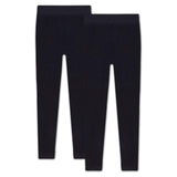 1 x RAW Customer Returns Heatex children s thermal leggings with fleece opaque 2 pack black 128-134 - RRP €19.61