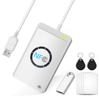 1 x RAW Customer Returns USB NFC RFID Reader Writer Card Reader Chip RFID Reader Fast NFC Reader Writer ACR122U ISO14443A B Contactless ID Card Writer, 424Kbps M1 UID - RRP €44.99