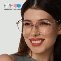 1 x RAW Customer Returns Firmoo Blue Light Filter Game Computer Anti Blue Light Reading Glasses Men Women Blue Light Protection Glasses without Prescription Pink Clear  - RRP €27.22