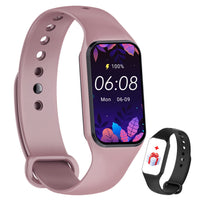 1 x RAW Customer Returns IOWODO Smartwatch Women Men Oximeter Heart Rate Sleep Pedometer Smartwatch with Notification, SpO2, Waterproof IP68 for Android IOS Purple  - RRP €23.98