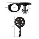 1 x RAW Customer Returns BSSOK TT Rest Handlebar Front Bicycle Computer Mount for Garmin Edge, Wahoo Elemnt, Bryton, Cateye, GoPro Camera and Lamp for Road Bike, Aluminum Alloy - RRP €24.99