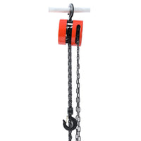 1 x RAW Customer Returns KATSU chain hoist 1000kg 3m lifting height, robust hooks with safety bar, chain block, garage car engine heavy-duty lifting tool 181741 - RRP €48.02