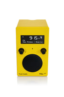 1 x RAW Customer Returns Tivoli Audio PAL BT - Rechargeable Vintage Alarm Clock Radio with 16H Battery - Retro Portable Bluetooth Speaker with LED Screen - Dab FM Radio with Remote Control - Water Resistant - Yellow - RRP €239.0