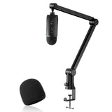 1 x RAW Customer Returns Blue Yeti Microphone Arm with Pop Filter - Gaming Microphone Boom Arm, Hidden Cables, Blue Yeti Microphone Arm and Pop Filter for Studio, Podcaster, Streaming Mic Arm Stand by YOUSHARES - RRP €71.26