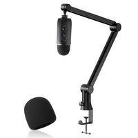 1 x RAW Customer Returns Blue Yeti Microphone Arm with Pop Filter - Blue Yeti X Microphone Arm, Hidden Cables, Blue Yeti Boom Arm and Pop Filter for Studio, Podcaster, Streaming Mic Arm Stand by YOUSHARES - RRP €70.34