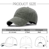 1 x RAW Customer Returns Wennmole Unisex Adult Baseball Hat Washed Cotton Adjustable Baseball Cap Hats Summer Sun Hat Army Green  - RRP €24.0