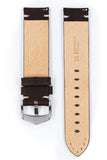 1 x RAW Customer Returns HIRSCH watch strap Ranger L - fashionable premium leather strap for your watch - brown - 20 mm - RRP €59.0