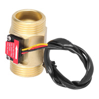 1 x RAW Customer Returns YF-B10 Flow Sensor, Water Flow Meters 1 Inch Hall Flow Meter 1.3 Inch External Cable Copper Water Flow Sensor Turbine Flow Meter - RRP €21.42