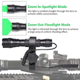 1 x RAW Customer Returns DARKBEAM Green light Flashlight Tactical LED Rechargeable USB, 501BS high lumen Zoomable Green Flashlights Portable Handheld Green Light for Fishing Hunting Detector Astrophotography - RRP €29.99