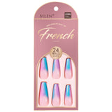 22 x Brand New Mlen 24 Pieces False Nails Press on Tips Full Cover Fake Nails Long Ballerina Artificial Nails Comfortable for Women and Girls Party and Home DIY Mermaid - RRP €396.0