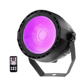 1 x RAW Customer Returns Rtktoup COB LED Par Spotlight, 30W UV Stage Light with DMX 7CH Remote Control Master Slave Auto Sound Activation Mode, Effect Spotlight Suitable for Stage Wedding Bar Club Disco Architectural Lighting - RRP €32.66