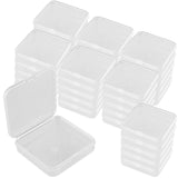 1 x RAW Customer Returns ZEONHEI 40 pieces 7 x 7 x 1.7 cm small storage boxes with lid, mini plastic storage container, transparent plastic sorting box for small parts, beads, jewelry accessories, screws - RRP €21.99