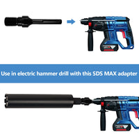 1 x RAW Customer Returns SDS MAX adapter, adapter 1 1 4 UNC, tile drill adapter, core bit adapter, adapter for core drills, socket countersink adapter - RRP €17.12