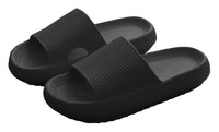 1 x Brand New AUBIG Bathing Slippers Men s Women s Slippers Summer Sandals Women s Slippers Indoor Outdoor Slide Shower Bathing Shoes Slippers Non-Slip Beach Sandals Black 42-43 - RRP €60.0