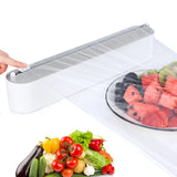 1 x RAW Customer Returns Tivray Magnetic Cling Film Dispenser with Cutter, Unwinder and Dispenser for Aluminum Foil and Cling Film, Practical Foil Dispenser Foil Cutter for Kitchen - RRP €19.15