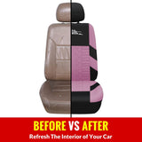 1 x RAW Customer Returns AUTOYOUTH Car Seat Covers for Front Seats Universal Fit Complete Set Car Seat Protector Tire Rails Car Seat Accessories, Pink - RRP €33.99