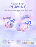 1 x RAW Customer Returns iClever Bluetooth headphones for children over the ear, adjustable 74 85 94dB volume control, 50 hours of playtime, Bluetooth 5.2, children s headphones with microphone for school tablet mobile phone PC - RRP €31.99