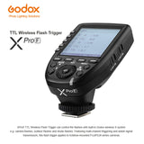 1 x RAW Customer Returns Godox XPro-F TTL Wireless Flash Trigger for Fuji Fujifilm, 1 8000s HSS, TTL Manual Function Convert, Large Screen, 5 Dedicated Group Buttons Wireless X System - RRP €74.0