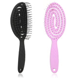 30 x Brand New Curly Hair Brush, 2 Pieces Hair Brush, Anti-Frizz Scalp Massage Brush No-Pull Detangling Brush for Long Curly Hair Women Men Kids - RRP €540.0