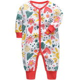 1 x RAW Customer Returns amropi Baby Boys Rompers Cotton Pajamas 3-Pack Pajamas Sleepsuit Overalls 12-18 Months, Blue Yellow Red - RRP €32.53