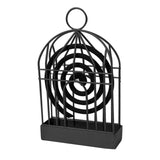 1 x Brand New Creative Iron Mosquito Incense Holder, Spiral Insect Holder, Mosquito Coil Iron Holder, Mosquito Coil Holder Incense Holder, Suitable for Home, Living Room, Bedroom, Camping, Black - RRP €8.59