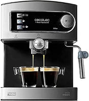 1 x RAW Customer Returns Cecotec Power Espresso 20. 850 W Espresso Coffee Machine, 20 Bar Pressure, 1.6 L Tank, Double Arm Outlet, Vaporizer, Hot Cup Surface, Stainless Steel Finishes - RRP €69.9