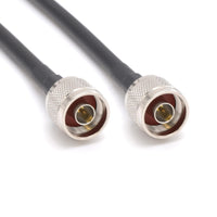 1 x RAW Customer Returns RANGEFUL N male to N male coaxial cable 10m 50ohm 5D-FB 7.5mm extension ultra low loss antenna cable WiFi RF antenna GSM 3G 4G LTE 5G router signal amplifier Lora Ham CB radio - RRP €28.96